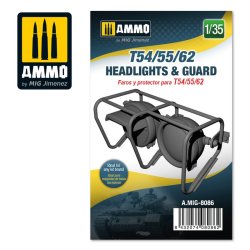 画像1: AMMO[AMIG8086]1/35 T-54/55/62用ヘッドライト & ガード