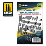 AMMO[AMIG8087]1/35 III号戦車用工具クランプ