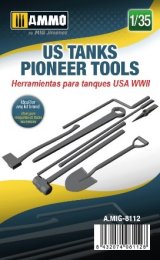 AMMO[AMIG8112]1/35 WW.II 米軍戦車用工兵ツール