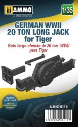 AMMO[AMIG8119]1/35 WW.II ドイツ軍 タイガー戦車用20トンジャッキ (ロング)