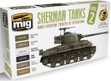 AMMO[AMIG7170]シャーマン戦車 カラーセット Vol.2 WW.IIヨーロッパ戦線