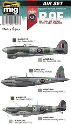 画像1: AMMO[AMIG7214]WW.II 後期 イギリス空軍 カラーセット