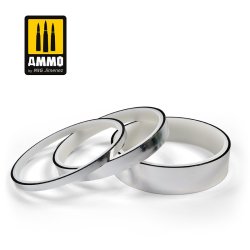 画像2: AMMO[AMIG8253]クローム仕上げテープ 幅10mm x 10m