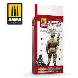 画像2: AMMO[AMIG7039]WW.II 米軍 落下傘兵 野戦服 カラーセット
