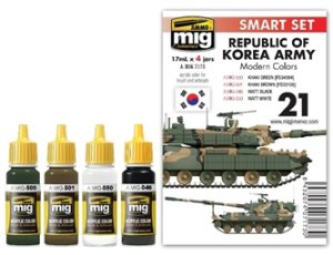画像1: AMMO[AMIG7173]韓国陸軍 現用カラーセット (1)