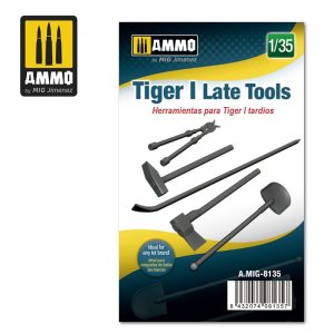 画像1: AMMO[AMIG8135]1/35 ティーガーI (後期型)戦車用車載工具 セット (1)