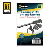 AMMO[AMIG8148]1/35 M1919 ブローニング機関銃 w/M20対空マウント