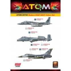 画像4: AMMO[ATOM-20700]アトム：現用米空軍/米海軍カラーセット