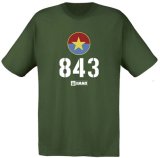 AMMO[AMIG 8031L]北ベトナム軍 T-54 843号車 Tシャツ (L)