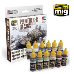 画像1: AMMO[AMIG7174]パンターG型カラーズfor インテリア＆エクステリア 17ml×12本セット