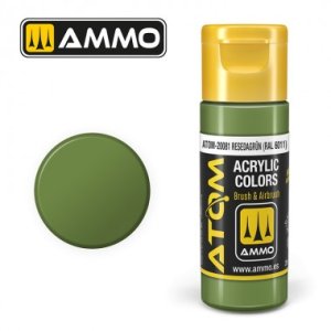 画像1: AMO[ATOM-20081]アトムカラー：レセダグリューン RAL6011 (1)