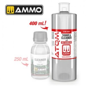 画像1: AMO[ATOM-20521]アトム 薄め液 & クリーナー (リターダー入り) (400mL) (1)