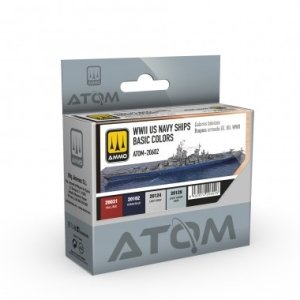 画像1: AMO[ATOM-20602]アトム WW.II 米海軍 艦艇基本色 セット (1)