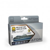 AMO[ATOM-20603]アトム WW.II 米海軍艦艇 迷彩色 セット