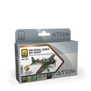 画像1: AMO[ATOM-20928]アトム WW.II 日本海軍航空機 カラーセット (1)