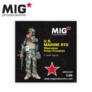画像1: MIG[MP35-333]アメリカ海兵隊員RTO(イラクの自由作戦) (1)