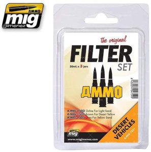 画像1: AMMO[AMIG7451]砂漠迷彩車輌用フィルターセット (1)