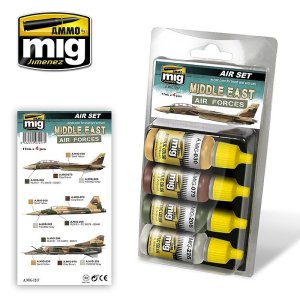 画像1: AMMO[AMIG7217]中東空軍カラーセット (17ml x 4) (1)