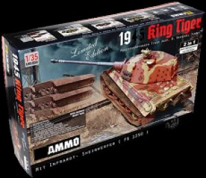 画像1: AMMO[AMIG8500] 1/35 ドイツ軍 重戦車 Sd.Kfz.182キングタイガー ヘンシェル砲塔　1945年 2 in 1 限定版 (1)