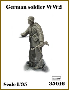 画像1: アルデンヌミニチュア[AR35016]1/35 WWII ドイツ軍兵士＃2 前方を伺う兵士(1体入) (1)