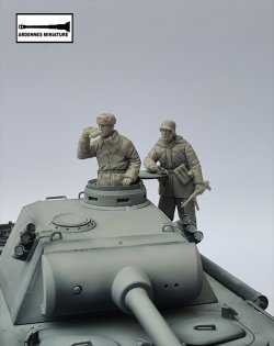 画像3: アルデンヌミニチュア[AR35016]1/35 WWII ドイツ軍兵士＃2 前方を伺う兵士(1体入)