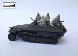 画像5: アルデンヌミニチュア[AR35022]1/35 WWII ドイツ軍兵士1944＃1(1体入)