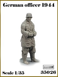 アルデンヌミニチュア[AR35026]1/35 WWII ドイツ軍兵士1944-45＃2 双眼鏡を持つ将校(1体入)