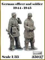 アルデンヌミニチュア[AR35027]1/35 WWII ドイツ軍兵士1944-45＃3 下士官兵と将校セット