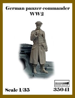 画像1: アルデンヌミニチュア[AR35041]1/35 WWII ドイツ 大戦初期の戦車兵＃2 双眼鏡を持つ戦車指揮官(1体入)