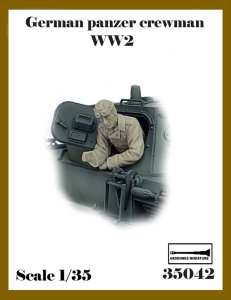 画像1: アルデンヌミニチュア[AR35042]1/35 WWII ドイツ 大戦初期の戦車兵＃3 身を乗り出す戦車兵(1体入) (1)