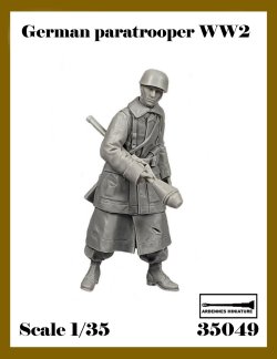 画像1: アルデンヌミニチュア[AR35049]1/35 WWII ドイツ パンツァーファウストを持つ降下猟兵(1体入)