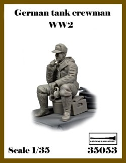 画像1: アルデンヌミニチュア[AR35053]1/35 WWII ドイツ軍 腰かける冬期戦車兵＃1
