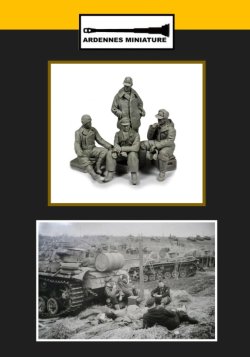 画像2: アルデンヌミニチュア[AR35056]1/35 WWII ドイツ軍 腰かける戦車指揮官