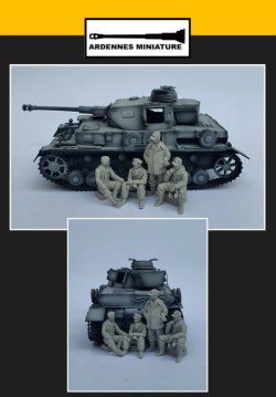 画像3: アルデンヌミニチュア[AR35056]1/35 WWII ドイツ軍 腰かける戦車指揮官