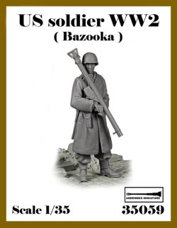 画像1: アルデンヌミニチュア[AR35059]1/35 WWII アメリカ軍 バズーカを持った歩兵
