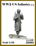 アルデンヌミニチュア[AR35065]1/35 WWII アメリカ陸軍歩兵No.2 マフラーを巻いた歩兵