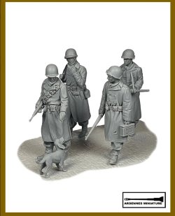 画像3: アルデンヌミニチュア[AR35065]1/35 WWII アメリカ陸軍歩兵No.2 マフラーを巻いた歩兵