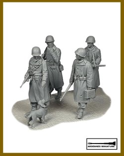 画像2: アルデンヌミニチュア[AR35066]1/35 WWII アメリカ陸軍歩兵セット＃1(2体入)