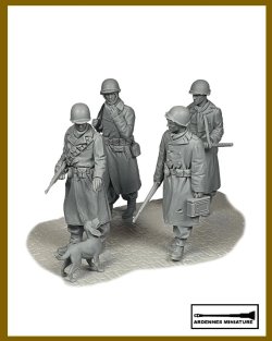 画像3: アルデンヌミニチュア[AR35067]1/35 WWII アメリカ陸軍歩兵No.3 弾薬箱を持つ歩兵
