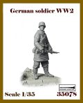 アルデンヌミニチュア[AR35078]1/35 WWII ドイツ 小銃を持った武装親衛隊兵士