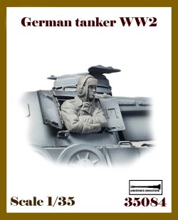 画像1: アルデンヌミニチュア[AR35084]1/35 WWII ドイツ 砲塔ハッチから顔を出す砲手