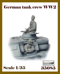 アルデンヌミニチュア[AR35085]1/35 WWII ドイツ 冬季装備の戦車兵セット(2体入)