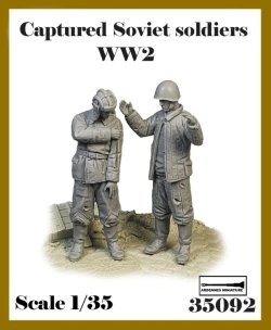 画像1: アルデンヌミニチュア[AR35092]1/35 WWII 露/ソ 捕虜の兵士セット(2体入)