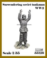 アルデンヌミニチュア[AR35126]1/35 WWII 露/ソ 両手を上げて投降する戦車兵