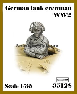 画像1: アルデンヌミニチュア[AR35128]1/35 WWII ドイツ 腕組みをする戦車兵