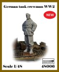 アルデンヌミニチュア[AR48006]1/48 WWII ドイツ 仁王立ちの冬季装備の戦車兵