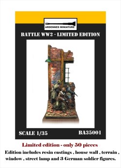 画像2: アルデンヌミニチュア[ARBA35001]1/35 WWII ドイツ スペシャルジオラマシリーズ 東部戦線市街戦セット(3体入)