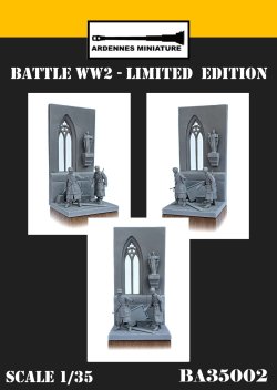 画像3: アルデンヌミニチュア[ARBA35002]1/35 WWII ドイツ スペシャルジオラマシリーズ 降下猟兵市街戦セット(2体入) [【数量限定】]