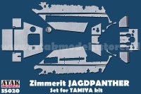 ATAK model[AT35020]1/35 WWII ドイツ ヤークトパンサー駆逐戦車用ツィンメリットセット(タミヤ用)