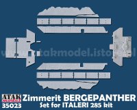 ATAK model[AT35023]1/35 WWII ドイツ ベルゲパンサー回収戦車用ツィンメリットセット(イタレリ285用)